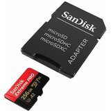 San Disk Extreme PRO microSDXC 256GB + SD Adapter do 200MB/s/140MB/s A2 C10 V30 UHS-I U3 | Shoptok.si