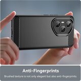 Techsuit Carbon Silicone maska za Honor 400 Pro – crna | shoptok.hr