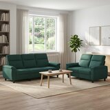  Set sofe 2 pcs Tamnozelena Tkanina Slike