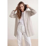 TRENDYOLMILLA Ženska kabanica TWOSS26YR00000, Beli Cene