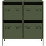 vidaXL Komoda maslinastozelena 68x39x73,5 cm hladno valjani čelik | shoptok.hr