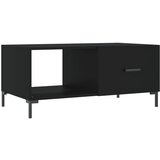 Maison Chic Klubska mizica - kavna mizica - Nizka mizica črna 90x50x40 inženirski les, (21755256) | Shoptok.si