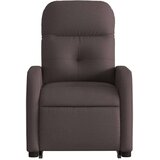vidaXL Naslonjač na podizanje tamnosmeđi od tkanine | shoptok.hr