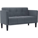  Dvosjed tamno sivi 111 cm baršun | shoptok.hr