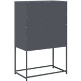 vidaXL Highboard Anthracite 68x39x107 cm Jeklo | Shoptok.si
