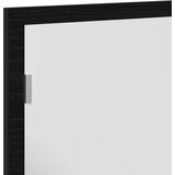  Kupaonsko ogledalo s LED svjetlima crni hrast 60x8,5x37 cm | shoptok.hr