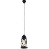 Eglo Bradford viseća lampa fenjer E27, Ø14 cm, crna, 49213 | shoptok.hr