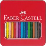 Faber-Castell Jumbo Grip bojice u limenoj kutiji - 16 kom | shoptok.hr