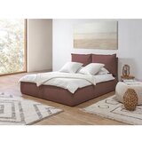 Bobochic Paris Rožnata oblazinjena zakonska postelja s prostorom za shranjevanje z letvenim dnom 160x200 cm Garance – | Shoptok.si