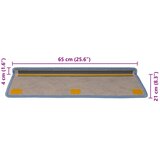  Samoljepljivi otirači za stepenice 30 kom 65x21x4 cm plavi | shoptok.hr
