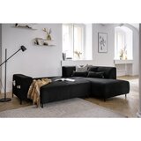 MID.YOU KOTNA SEDEŽNA GARNITURA, rebrasti žamet temno siva | Shoptok.si