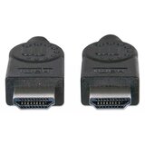 Manhattan HDMI priključni kabel [1x HDMI-utikač<=> 1x HDMI-utikač] 1,80m, crn | Eponuda.ba