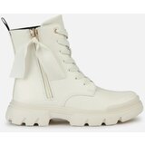 Geox Cream Girls' Ankle Boots Junette - Girls Cene
