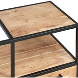 MID.YOU ŠIROKA KOMODA, črna, barve medu | Shoptok.si