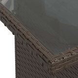  6-dijelni set vrtnih sofa od poliratana s jastucima smeđi | shoptok.hr