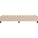  Okvir za krevet s oprugom boja cappuccina 90x200 cm od umjetne kože | shoptok.hr