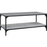 Maison Chic Klubska mizica - kavna mizica - Nizka mizica siva sonoma 80x50x40 cm inženirski les, (21752746) Cene