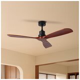  ZEVENTI - Plafonski ventilator LIONI sa Wi-Fi Tuya, crna/hrast + daljinski upravljač Cene