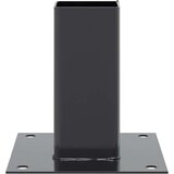vidaXL Podstavki za stebre Kvadratni 4 kosi Antracit 71x71 mm | Shoptok.si