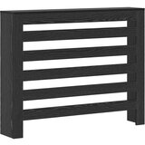 vidaXL Pokrov radiatorja Črni hrast 104x20x82 cm Inženirski les | Shoptok.si