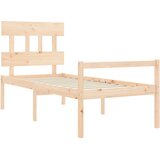  Krevet za starije s uzglavljem 90x200 cm od masivnog drva | shoptok.hr
