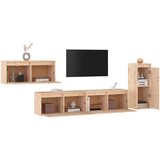 TV ormarići 4 kom od masivne borovine | shoptok.hr