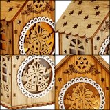 springos Božićna Dekoracija - Smeđe-Bijela, 6 x 9 cm | shoptok.hr