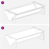  Hranilica za stoku Srebrno 108 x 50 x 28 cm Cinkani čelik | shoptok.hr