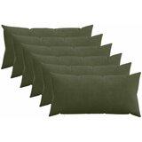  Presvlaka za jastuk 6 pcs HEERLEN Zelena 40 x 80 cm Kord | shoptok.hr