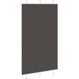 vidaXL Plisirana roleta crna 115x200 cm širina tkanine 114,4 cm | shoptok.hr