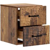  Noćni ormarić za montažu na zid Staro drvo 34,5 x 33 x 40 cm | shoptok.hr