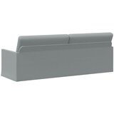 SOFA za 3 osobe Svjetlosiva 220 x 81 x 82 cm Tkanina Slike