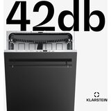 Klarstein luxara ugradbena perilica posuđa | 8 programa | aqua-stop tehnologija | 1900 w | 60 cm | shoptok.hr