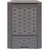 vidaXL Vrtni kompostnik 3 kosi rjave barve 60x60x83 cm 900 L | Shoptok.si