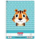 Herlitz Blok kolegij A4 80 listova karo, Tigar, | shoptok.hr