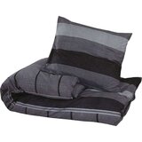  Set posteljine za poplun tamnosivi 260 x 240 cm pamučni | shoptok.hr