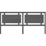  Uzglavlje za krevet sivo 205 5 x 4 x 100 cm od masivne borovine | shoptok.hr