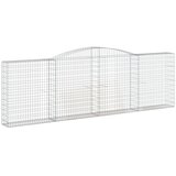  Lučne gabionske košare 4 kom 400x30x120/140cm pocinčano željezo | shoptok.hr