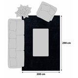 Novel Tamno sivi tepih 200x290 cm Ata – | shoptok.hr