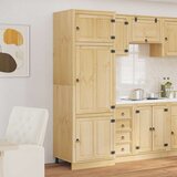  Cabinet s policom Med 60 x 32 x 40 cm Čvrsto borovo drvo | shoptok.hr