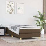  Box spring posteljni okvir temno rjav 90x200 cm blago, (20643402) | Shoptok.si
