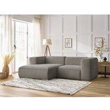 Bobochic Paris Siva/rjava kotna sedežna garnitura iz tkanine bouclé (levi kot) Zephyr – | Shoptok.si
