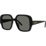 Loewe Slim Black Square Sunglasses ONE SIZE (54) Črna/Siva Cene