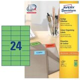 Zweckform etikete zweckform 3450 70 x 37 mm, zelene | Shoptok.si