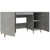  Radni stol boja betona 140 x 50 x 75 cm od konstruiranog drva | Eponuda.com