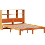 Krevet s regalom za knjige bez madraca 140x200 cm od borovine | shoptok.hr