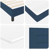 Box spring krevet s madracem Plava 80 x 200 cm tkanina | shoptok.hr