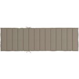  Blazina za ležalnik taupe 200x60x3 cm oxford tkanina, (20623495) | Shoptok.si