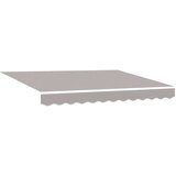 Nadstrešnica Svjetlosiva 3,5 x 2 m Poliester i metal | shoptok.hr