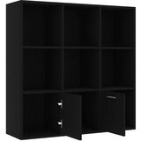 vidaXL ormarić za knjige crni 98 x 30 x 98 cm od iverice | shoptok.hr